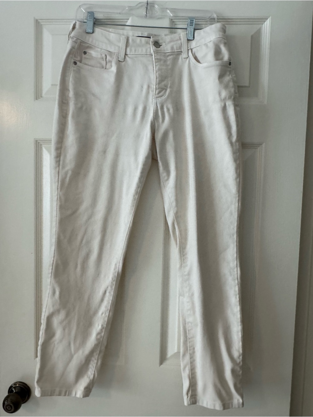 NYDJ Women's White Alina “Legging” Ankle Jean